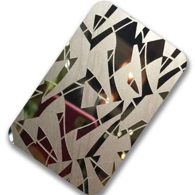321 Decorative Color Embossed Stainless Steel Plate