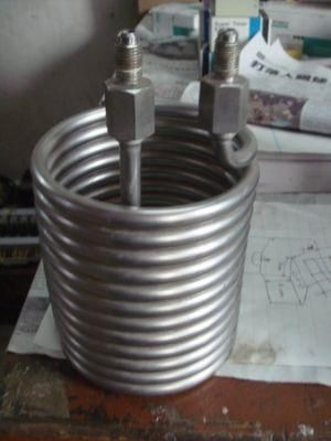 Stainless Steel Coiled/Coil Pipe (tubing, tubes) for (Laser evaporator coil, Reactor, Coffee Machine, Solar Heater)