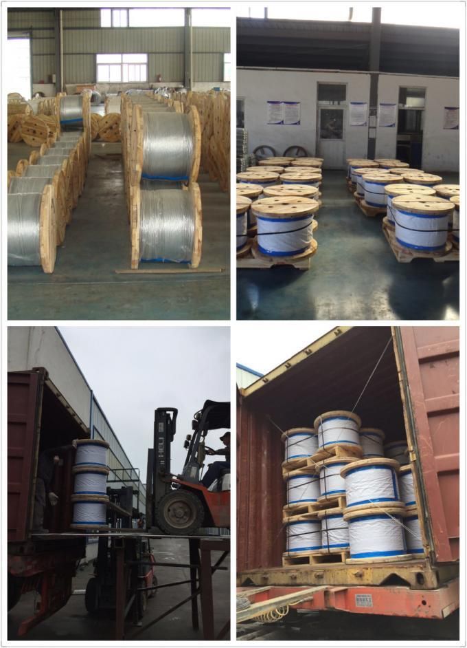 3/8 in 1 X 7 Ehs Galvanized Steel Guy Wire in Coil or on Reel Packing as Per ASTM a 475