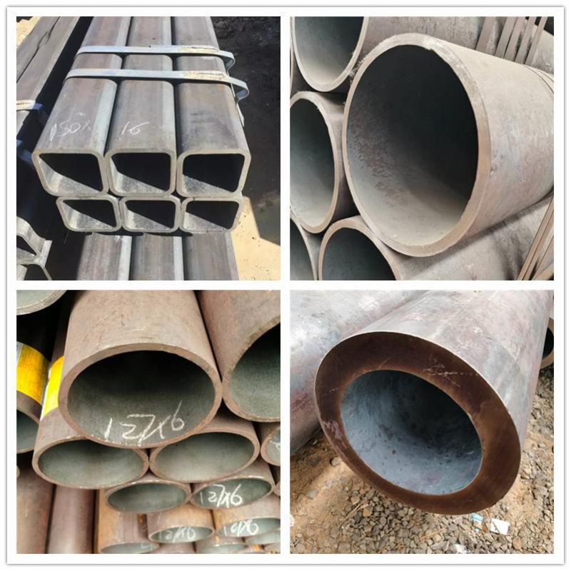 Black Mild Square Pipe Rectangular Cold Forming Carbon Seamless Welded ERW Metal Sch 40 Steel and Tube
