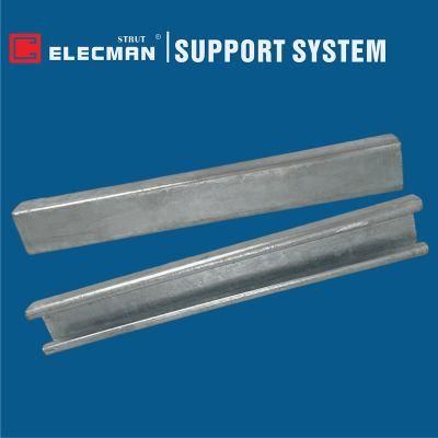 Hot Dipped Galvanized C Channel Slotted Unistrut Channel Plain Black Steel Riel Channel