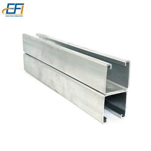 Building Materials Slotted Unistrut C Section Stainless Steel Channel