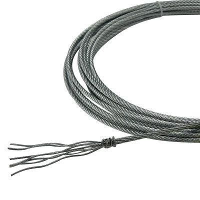 1X7 7X7 1X19 7X19 Galvanized Steel Wire Rope for Brake Line