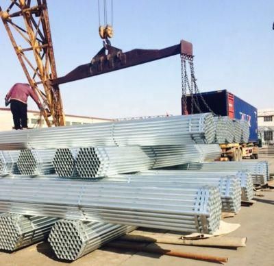 Schedule 40 BS1387 Class B Galvanized Steel Pipe