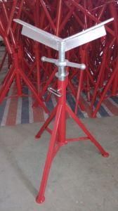 China Big V Head Fixed Pipe Stand for Tube