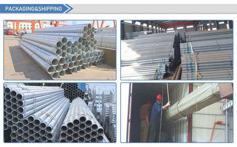 Price 6m Dx52D Dx51d Dx53D Z275 Hot DIP Cold Rolled Round Square Hex Rectangular Galvalume Gi Pipe Zinc Coated Carbon/Galvanized Steel Tube Pipe