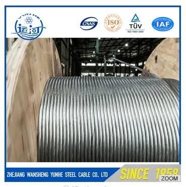 7*1.6mm Galvanized Steel Wire Stay Wire / Guy Wire/Guy Strand for Optical Fiber Wire
