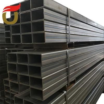 China Supply Q195 Low Carbon Black Steel Hot DIP Galvanized Coating Square Tube/Rectangular Hollow Steel Stubing