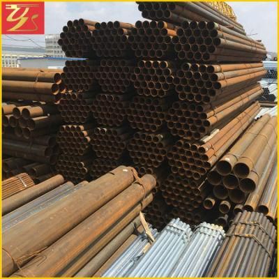 Manufacturer ERW Welded Steel Pipe Iron Black Tube Steel Pipe for Construction