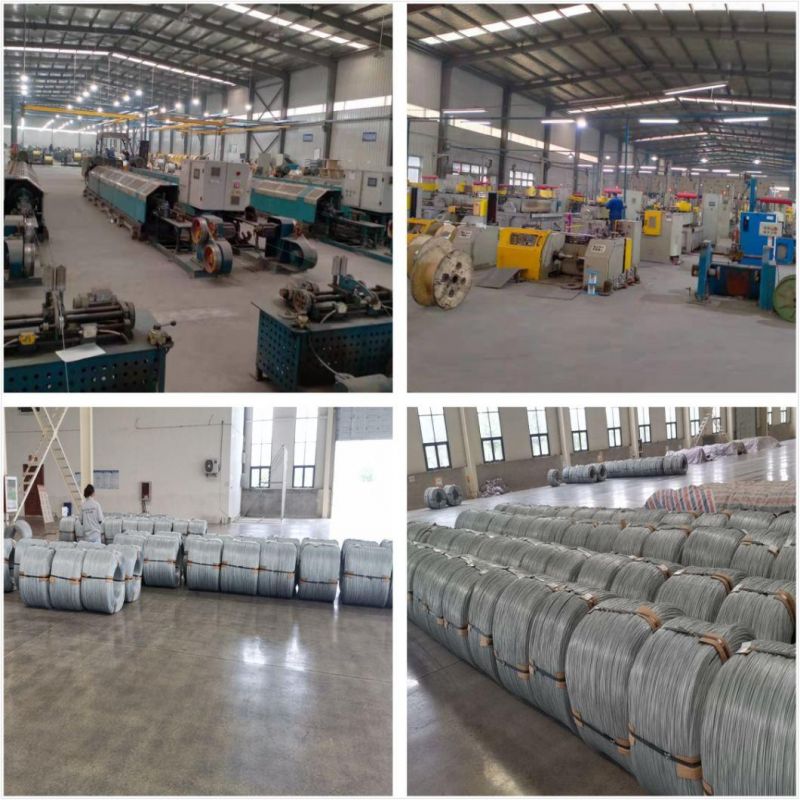 6X7+FC 7X7 6X7+Iwrc PP/PVC/Nylon Coated Steel Wire Rope Galvanized