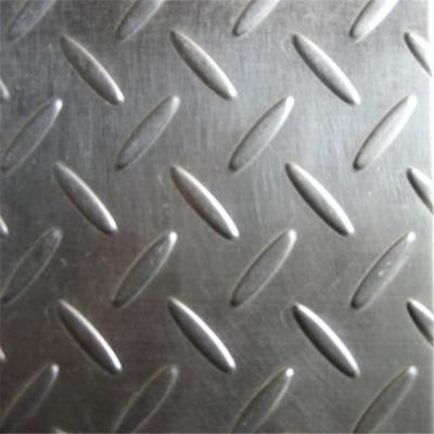 Hot Rolled 304/L 316/L Checkered Stainless Plate Steel 3mm Anti-Slip Embossed Steel Sheet