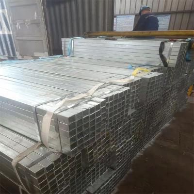 Q195 Galvanized Square Tube Line Pre-Galvanized ERW Steel Pipe