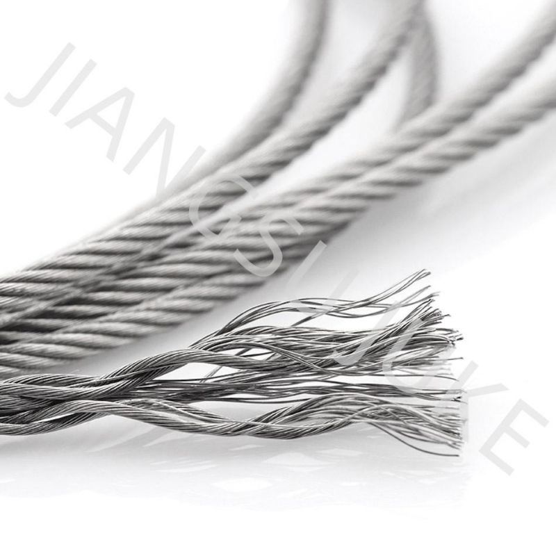 7X7 Wire Rope 304/316 Stainless Steel