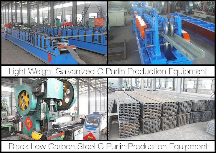 Hot Dipped Galvanized C Steel Profile Section Channel Without Holes