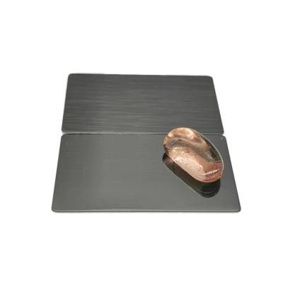 0.6mm Brown Titanium Hairline 4X8 1220X2440mm Cold Rolled Stainless Steel Plate