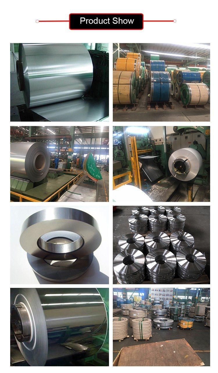 Factory Wholesale AISI SUS 304/316L/201/430/410/202/321/316/310S Stainless Steel Coil/Strip 2b Ba N4 8K Ss Coil