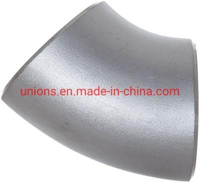Stainless Steel 304/304L Pipe Fitting, Long Radius 45 Degree Elbow, Butt-Weld, Schedule 10, 1&quot; Pipe Size