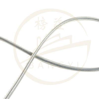 Transparent Coated Wire Rope 7X19 7X7 Plastic PVC Coated Steel Wire Rope