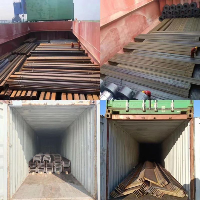 Grade S355 Hot Rolled 400mm*100mm*10.5mm Materials Steel Sheet Pile U Type Hot Rolled Steel Sheet Pile Price Per Ton Type 3 Type 4 Hot Rolled Steel Sheet Piles