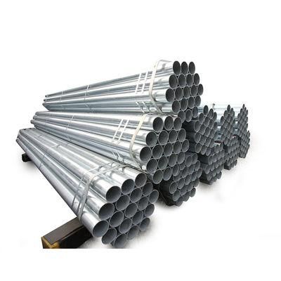 Hot DIP Galvanized ERW Carbon Steel Pipes 20mm Galvanised Steel Pipes