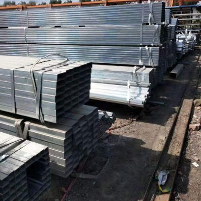 Prime Quality Q235 Galvanized Steel Rectangle Tube Pipe Standard Sizes