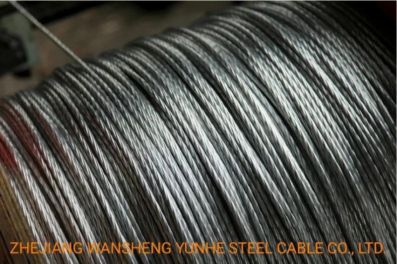Highly Recommended 1X7-3.6mm Hot DIP Galvanized Steel Wire Strands Guy Wires