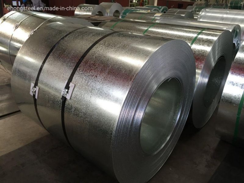Building Material Metal Roofing Sheet Material Dx51d Zinc Coated Z30~Z275 Hot Dipped Galvanized Steel Coil