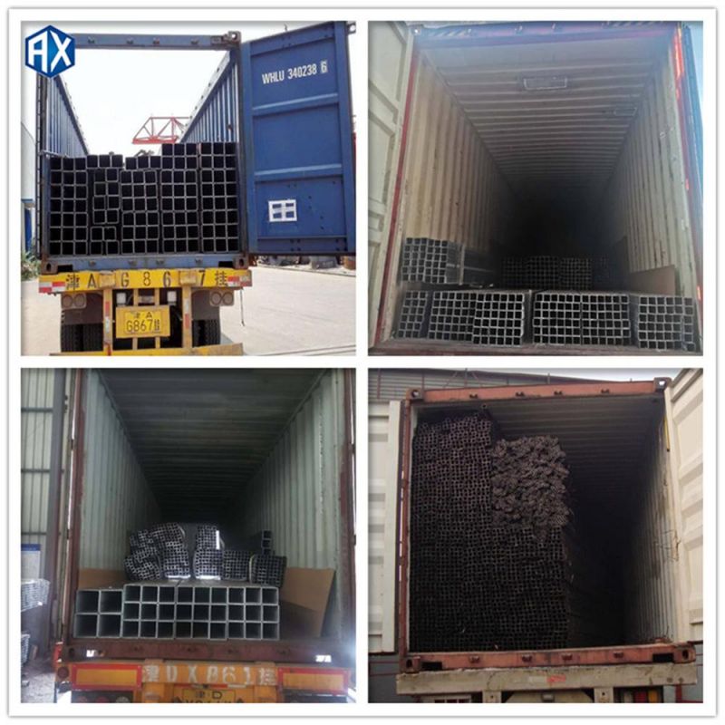 Hot Selling 6m Q235 40X40X0.8mm Weight Ms Square Pipe