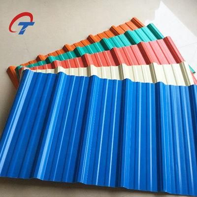 PPGI Corrugated Zinc Roofing Sheet Color Painted Roof Tiles Galvanized Roof Plate Price