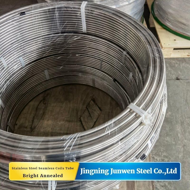 Duplex 2205 4.76mm-25.4mm Stainless Steel Tubing Coil