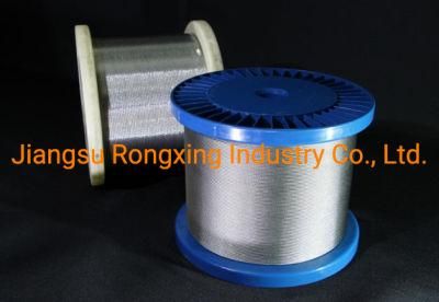 High Strength Safety SUS 304/316 1*7 0.59mm Stainless Steel Wire Rope