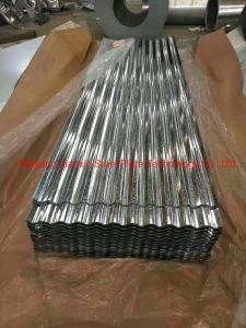 Zinc Coating 40-180g / Galvanized Corrugated Steel Sheet for Roofing Sheet