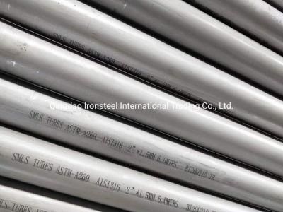 ASTM A312/A213/A269 Seamless Stainless Steel Pipe Ss Pipe Stainless Tubes