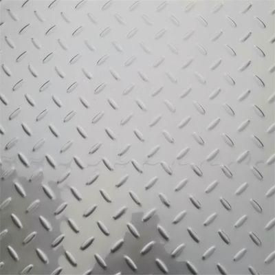 ASTM A240 304 Anti-Slip Embossed Checkered Stainless Steel Sheet