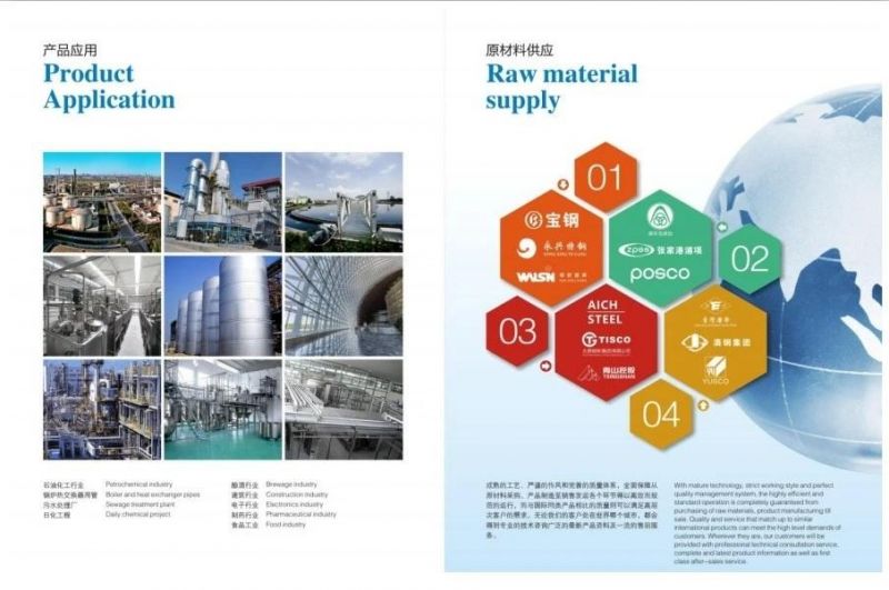 TP304 316L S32205 S32750 Duplex Stainless Steel Seamless Tubing/Pipe Metal Pipe Factory Manufacturer