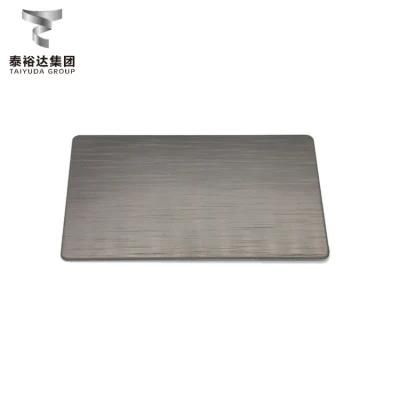 High-Standard Cold Rolled AISI 316 A240 A480 A554 A276 No. 1 2b Ba No. 4 8K Super Mirrior Hairline Hl Black Color Stainless Steel Sheet