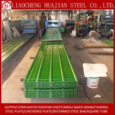 0.4*914mm Gi PPGI Gl PPGL Corrugated Roofing Sheet From China