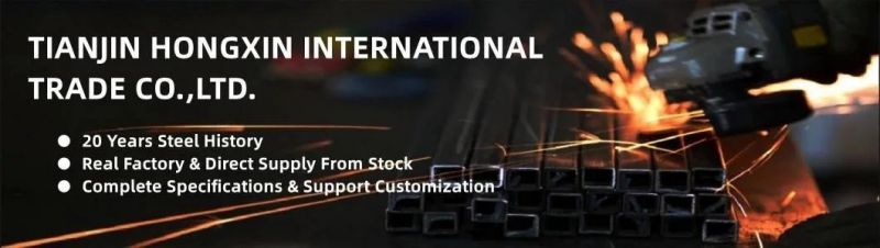 Black Iron Round Pipe Building Material Hollow Tube