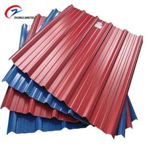 Glazed Tile Roofing Sheet Metal Roofing Corrugated Sheet Galvanized Steel Roofing
