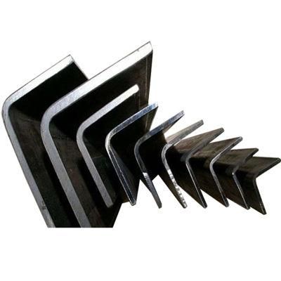 China Factory Supplier Q235 Ss400 Angle Steel Frame 75X75mm 100 X 100mm Black Angle Steel Bar
