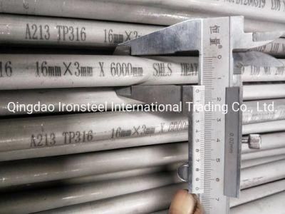 16mmx3mm ASTM A213 Tp316 Pickling Stainless Steel Tube Ss Pipe