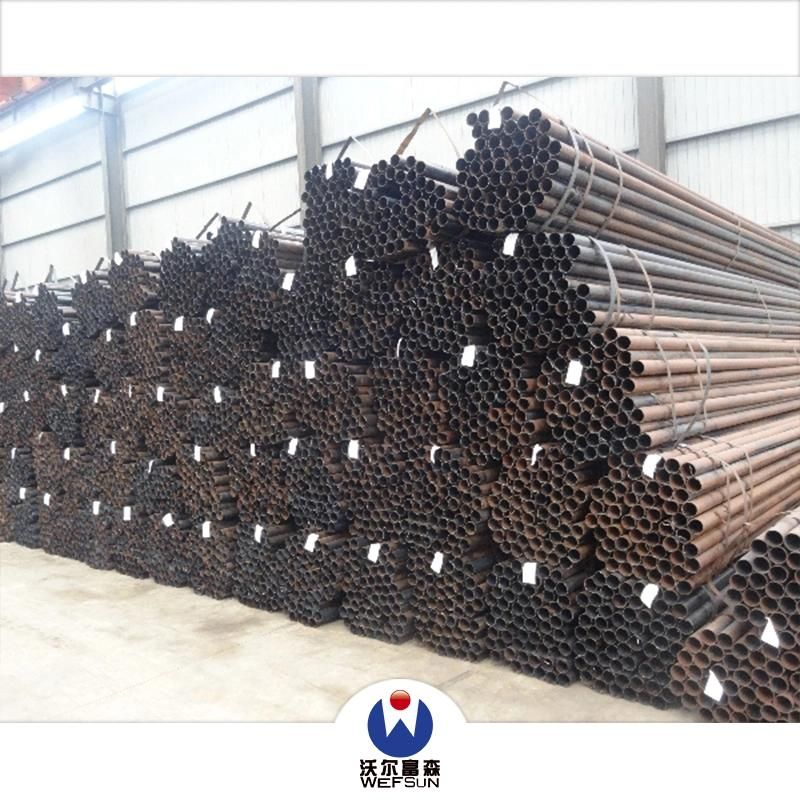 Round Square Rectangular Black Steel Pipes for Building Construction