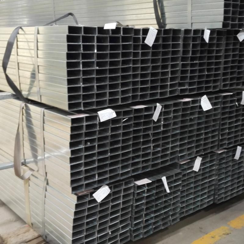 Galvanized Welded Rectangular / Square Steel Pipe / Tube / Hollow Section Pipe