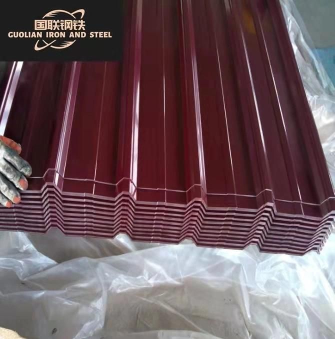 Factory Price Metal Zinc Coated Color Coated Corrugated Roofing Sheet for Building