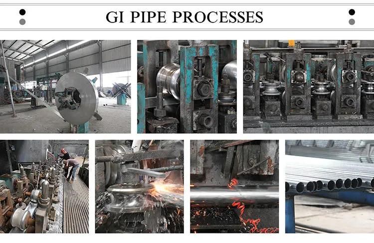 Zinc Coated Fence Post Galvanized Steel Pipe