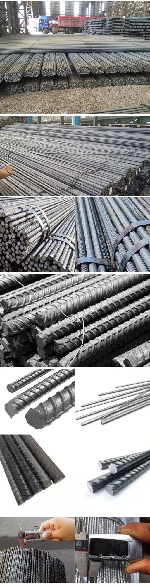 China Steel Rebars Supplier Best Quality Iron Rod Size Customized