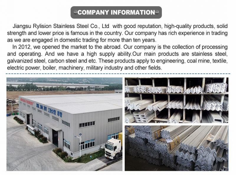 Hot Rolled Polished Folded 409L Stainless Steel Angle Bar
