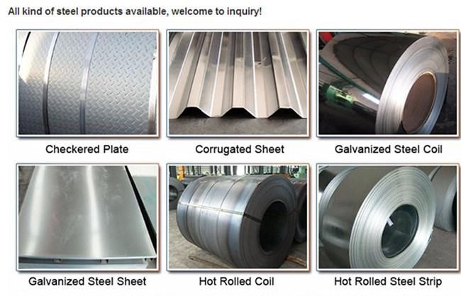 Galvanized Steel Plate, Ms Plate (Q235B, SS400, ST37, Q345, A36, S275JR, S355JR)
