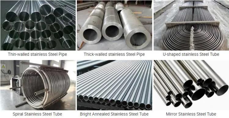 AISI 201 304 310 316 Welded Seamless Steel Tube Food Grade Stainless Steel Pipe