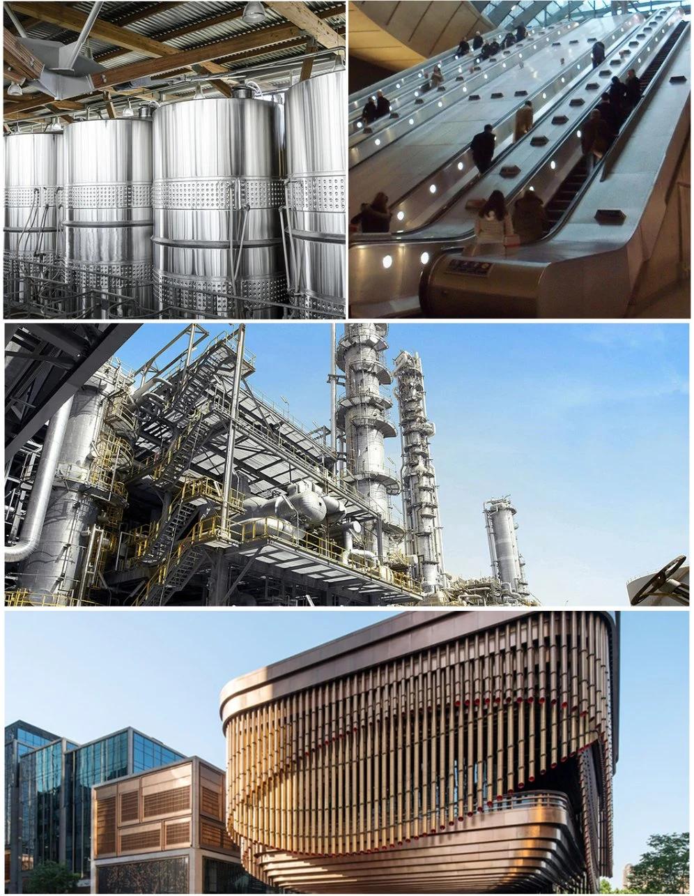 AISI ASTM 201 304 316L 410 420 S21800 S22553 S51740 Cold Rolled 8K Mirror Polished Hairline Satin Welded Seamless Stainless Steel Pipe Tube